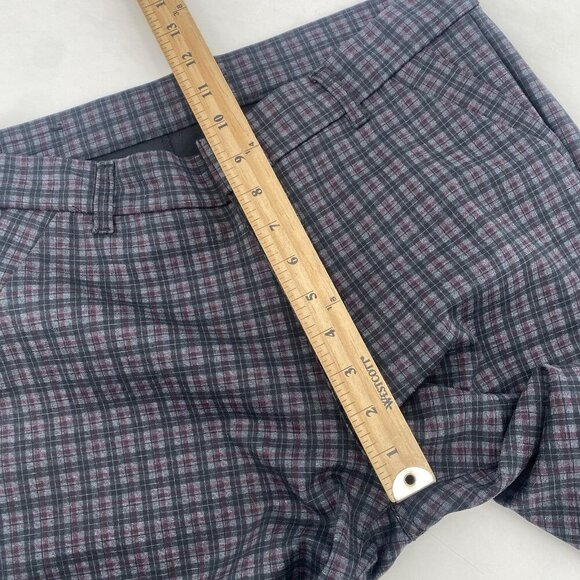 KUT From The Kloth Women's Size 10S Skinny Ponte Pants Size 10 Short Plaid - Picture 8 of 12